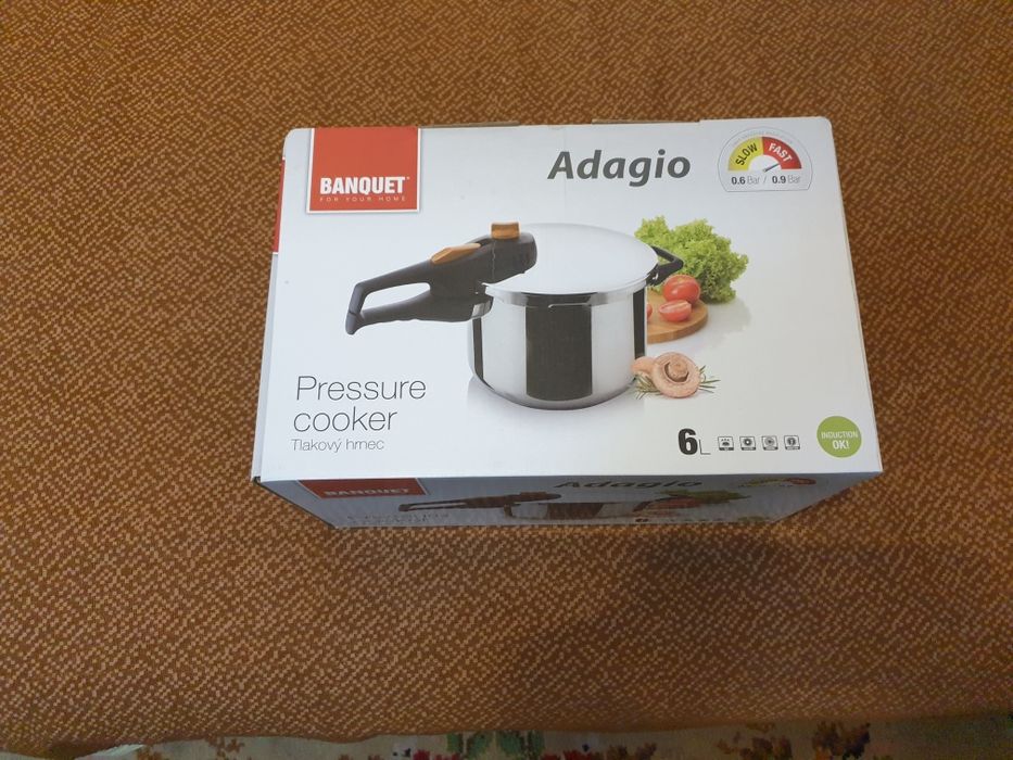 Oală sub presiune Banquet Adagio 6 l , Black Friday