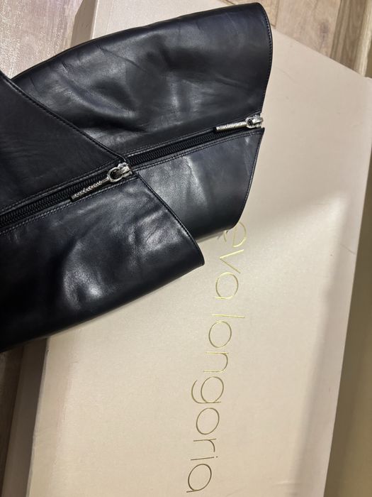 Eva Longoria ботуши офицерки 37н, естествена кожа