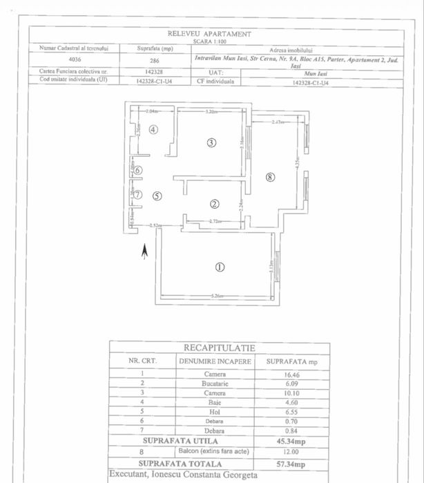 Apartament 2 camere Iasi- cartier Mircea