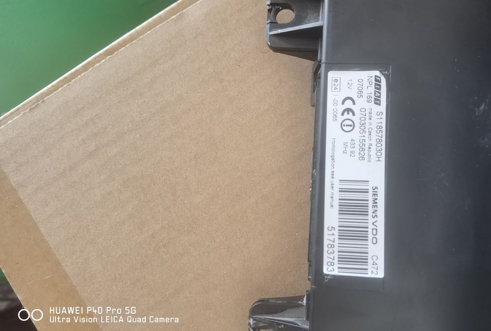 Сам модул Фиат панда