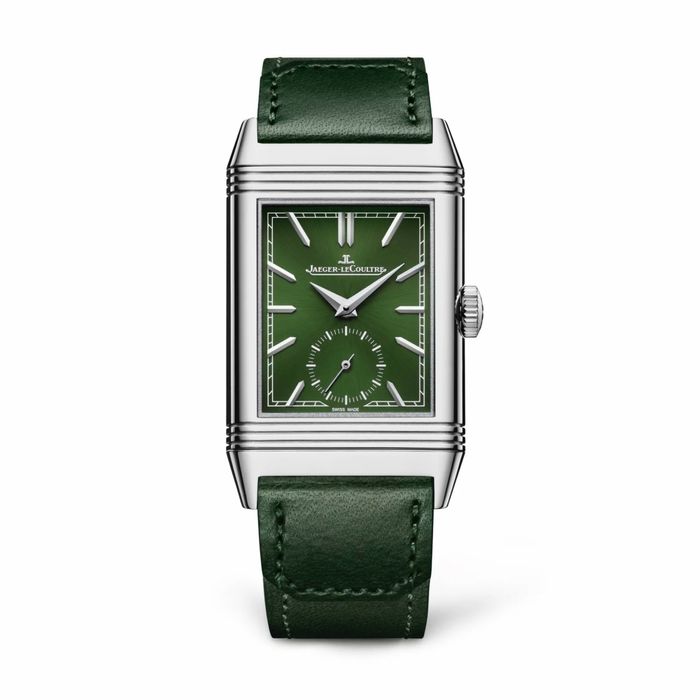 jj lecoultre reverso duoface green
