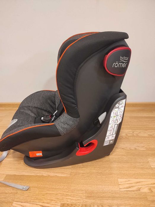 Столче за кола (9-18 кг) Britax Romer KING II LS Black Series Black Marble