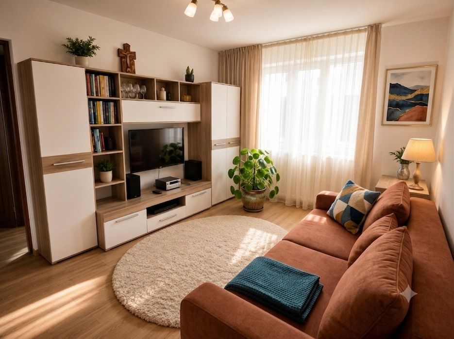 Apartament 2 camere (mobilat și utilat), zona Lidl Dacia/Pasaj Bancila
