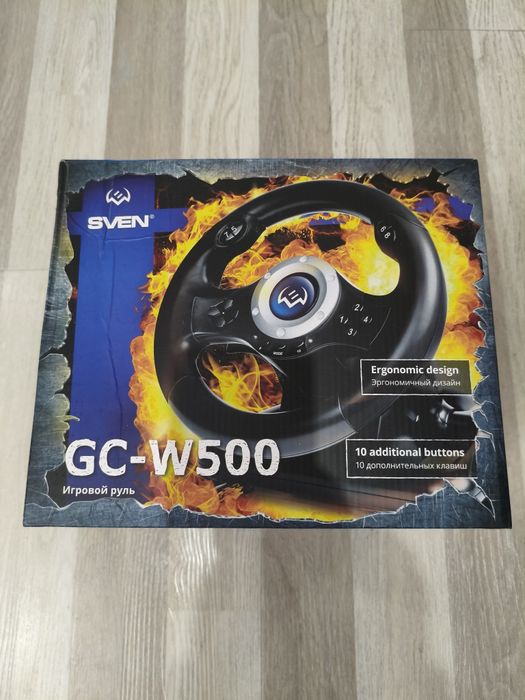 Руль игровой с пидалями GC-W500