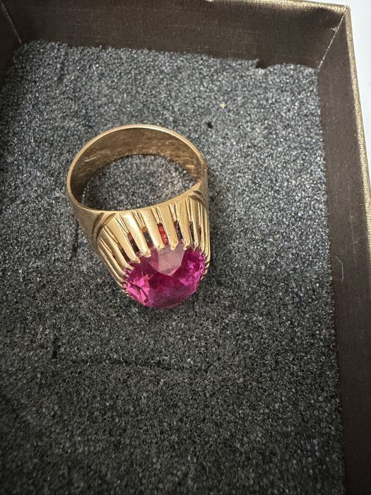 Массивное советское кольцо 583 пробы