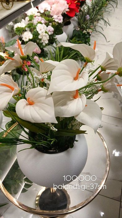 Искусственные цветы и деревья декоративные растения