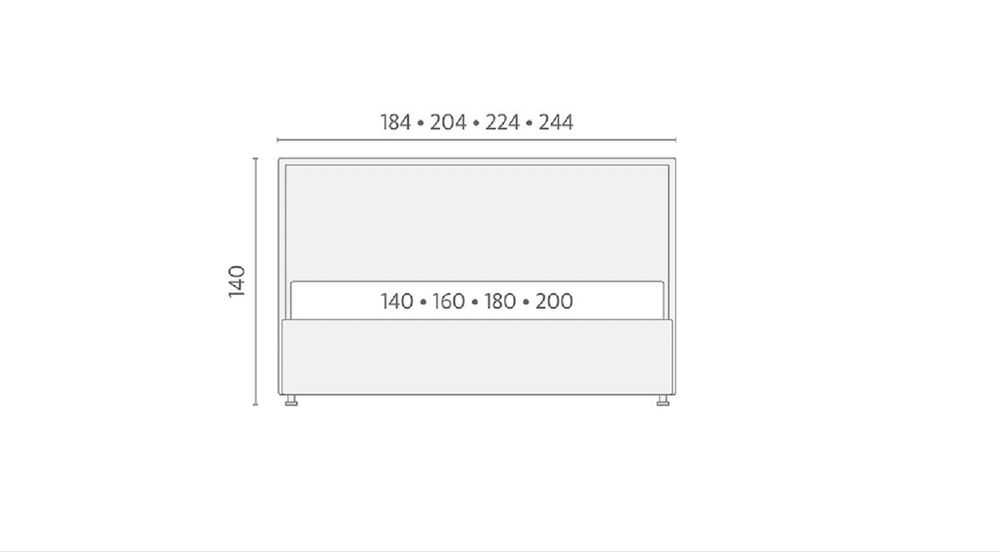 Кррвать Askona Domenico Lux 180*200