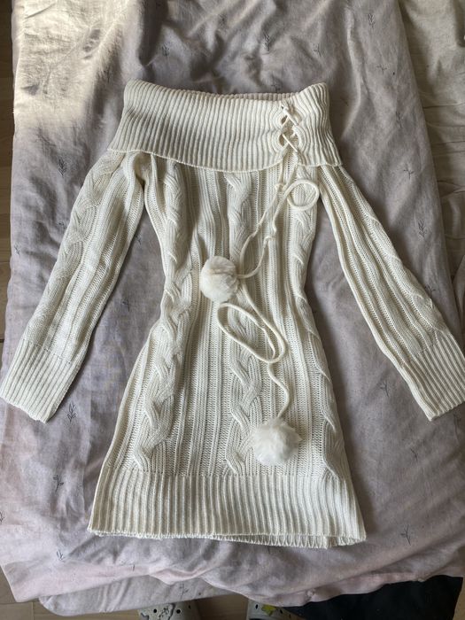 Плетена зимна рокля