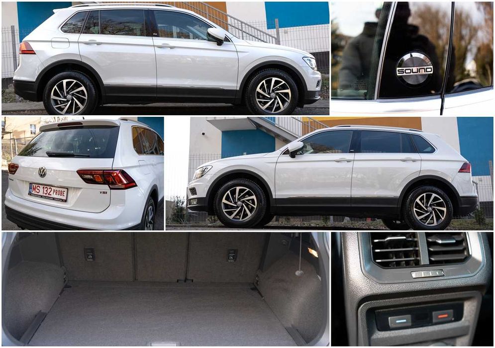 Rate de la 339euro/Luna. VW Tiguan 2018 Face-Lift Fara Accidente KmReali Garantie 3Ani Cockpit Navi-Mare Side Line Front Assist