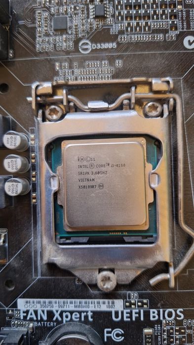 Kit placa de baza ASUS H81M-K 1150 + procesor i3-4160 + 12 GB Ram