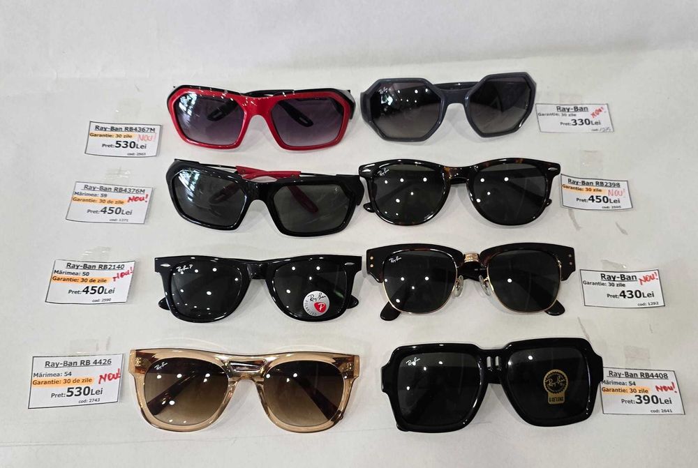 Ochelari de soare Ray-Ban RB2398, mărimea 56, NOI!