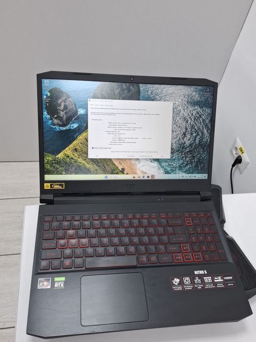 Acer Nitro 5, Ryzen 5600H, 512/16Gb, RTX 3050