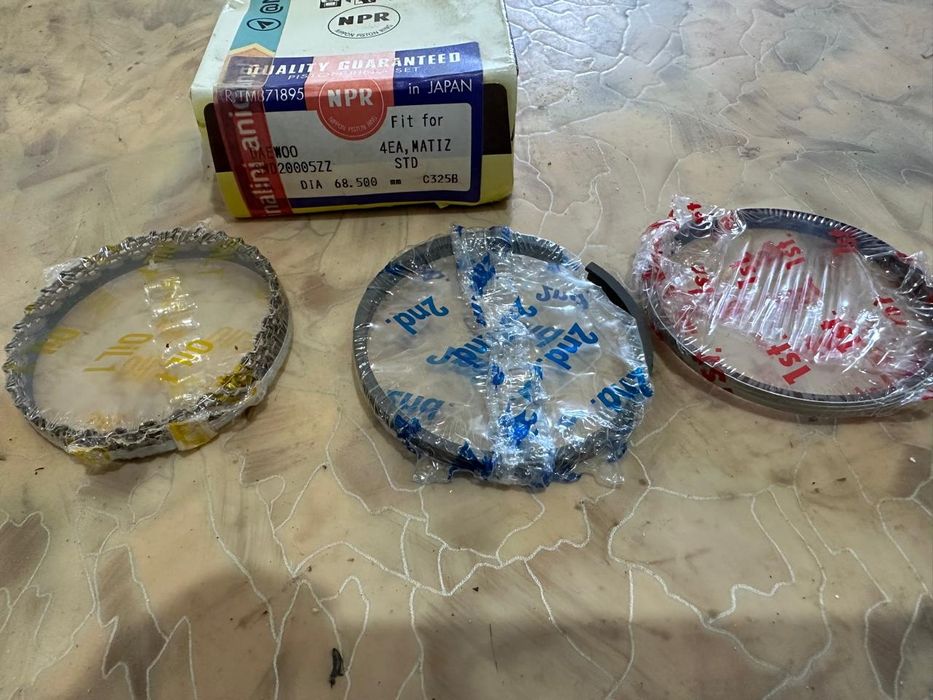 Поршень вентелятор кольца