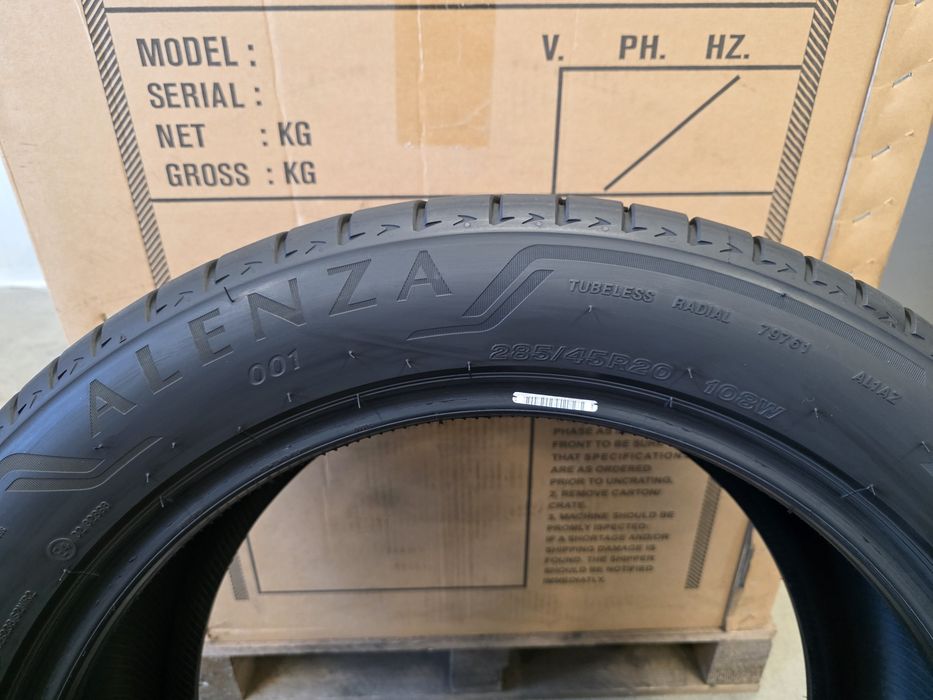 285/45/20 4бр.BRIDGESTONE  ALENZA 001-Неразличими от НОВИ-DEMO