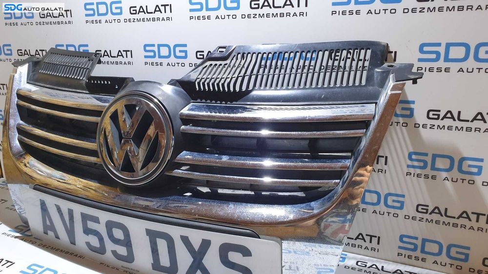 Grila Centrala Cu Emblema Spoiler Bara Fata Volkswagen Golf 5 Break Combi 2004 - 2008 Cod 1712370