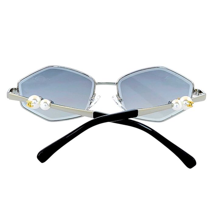 Chanel Paris 2026 дамски слънчеви очила – Ромбоидна рамка с перла