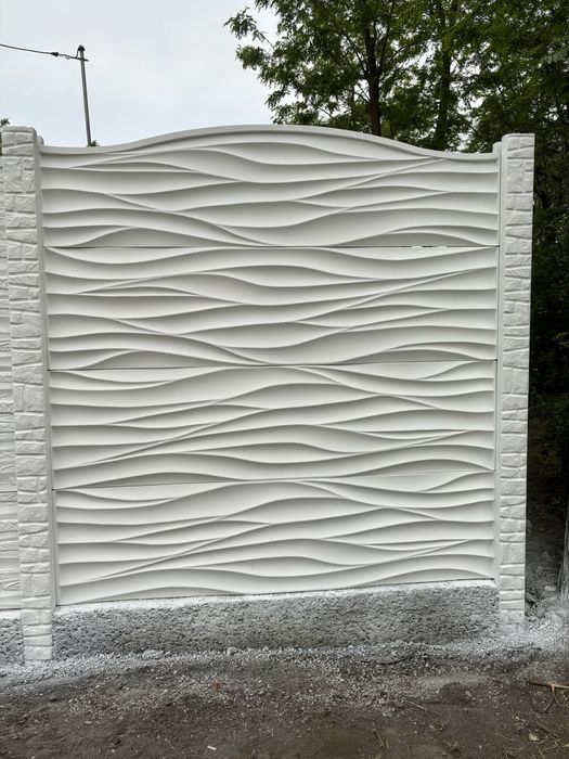 Garduri prefabricate din beton capace si coame