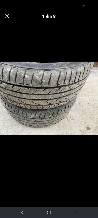 Vând jante BMW turbină style 415 R18 si anvelope 215 50 R17 vară