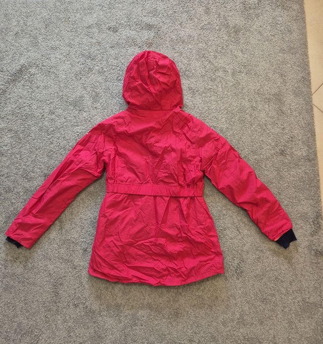 Geacă damă roz impermeabilă – cu glugă, stil outdoor