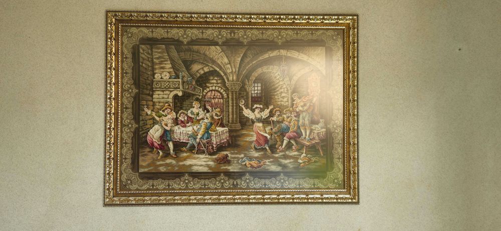 Ръчно шит Гоблен - Веселите Музиканти