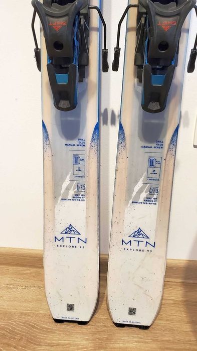 Ski AllMountain Tura - Salomon Explore 95, 169cm, Salomon Shift MNC 13