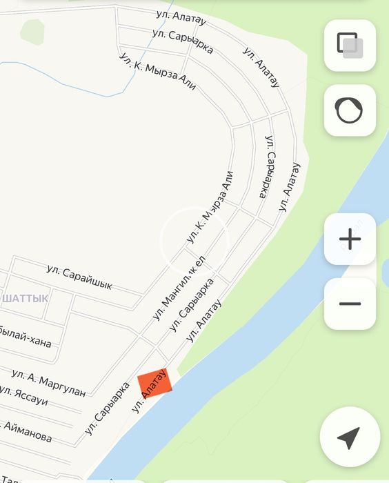 Участок 20 соток на берегу р.Урал