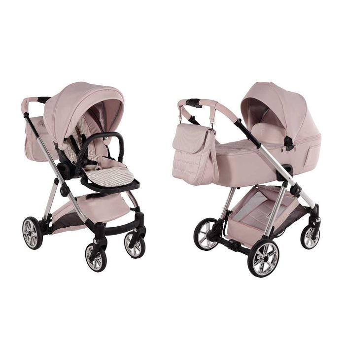 Бебешка количка Junama Ellegante 3в1 с столче за кола