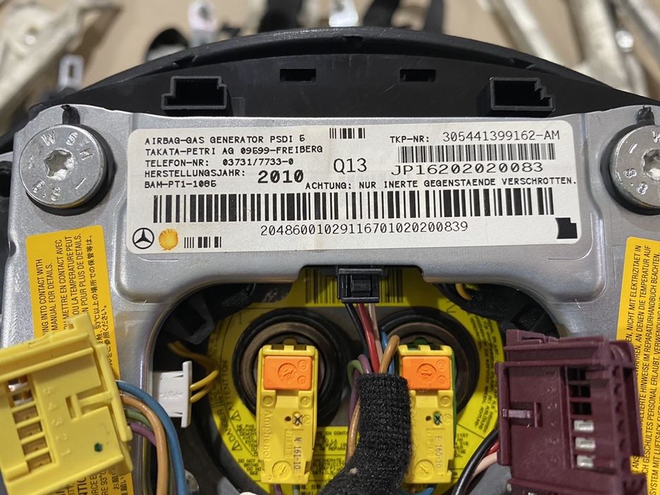 Kit airbag / Airbag sofer pasager genunchi centuri Mercedes C W204