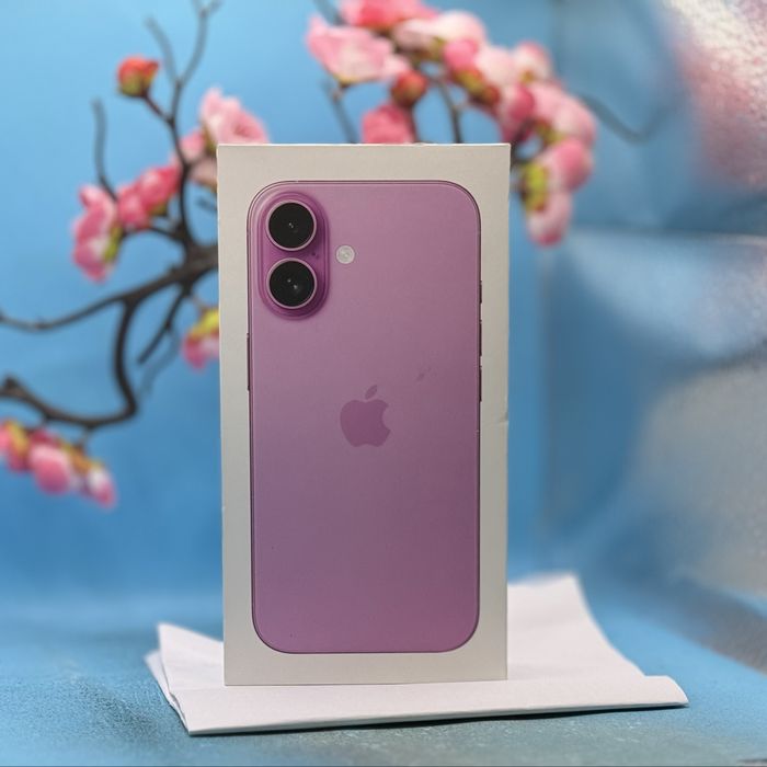 НОВ!!! Apple iPhone 16, 128GB, 5G, Pink + оригинален адаптер Apple