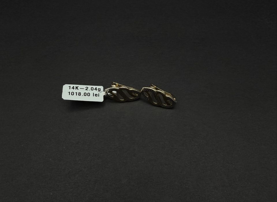 Bijuteria Royal cercei aur 14k 2.04 gr