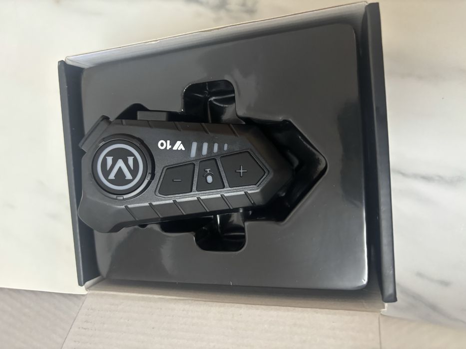 Cască moto/intercom  Bluetooth V10 – Wireless, IPX6 Waterproof, Noise Reduction