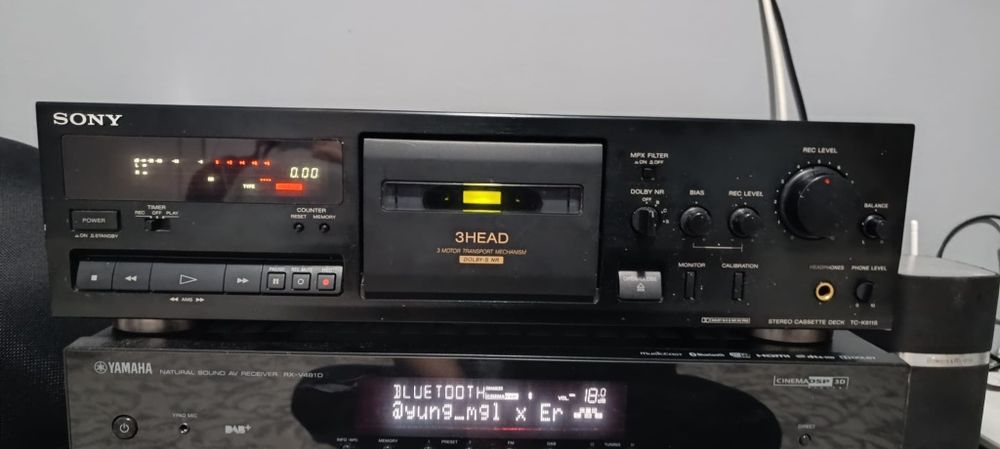 Deck stereo cassette Sony tc-k611s