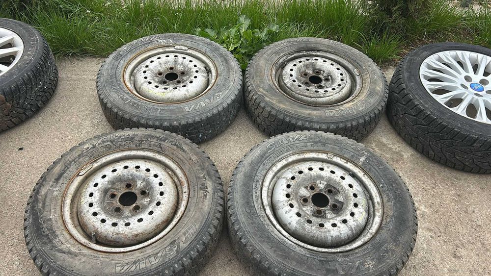 Jante cu anvelope iarna M+S 175 R14 C ET48 Dacia Papuc