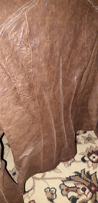 Кожанная куртка б/у.