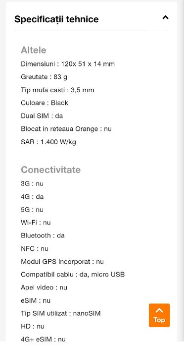 Telefon MaxCom MM248