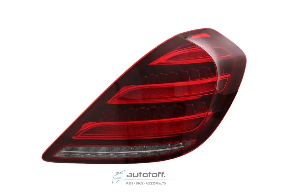 Stopuri Full LED compatibile cu Mercedes S-Class W222 (2013-2017) Semnalizare Secventiala Facelift Design
