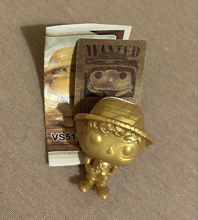 Golden Luffy VS513- Funko Pop One piece - Kinder Joy