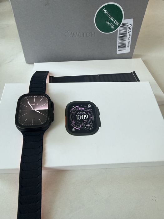 Apple Watch Ultra 3 49mm Black Titanium – 4 curele