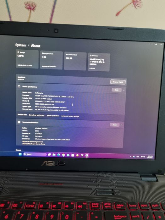 Asus Republic of gamers