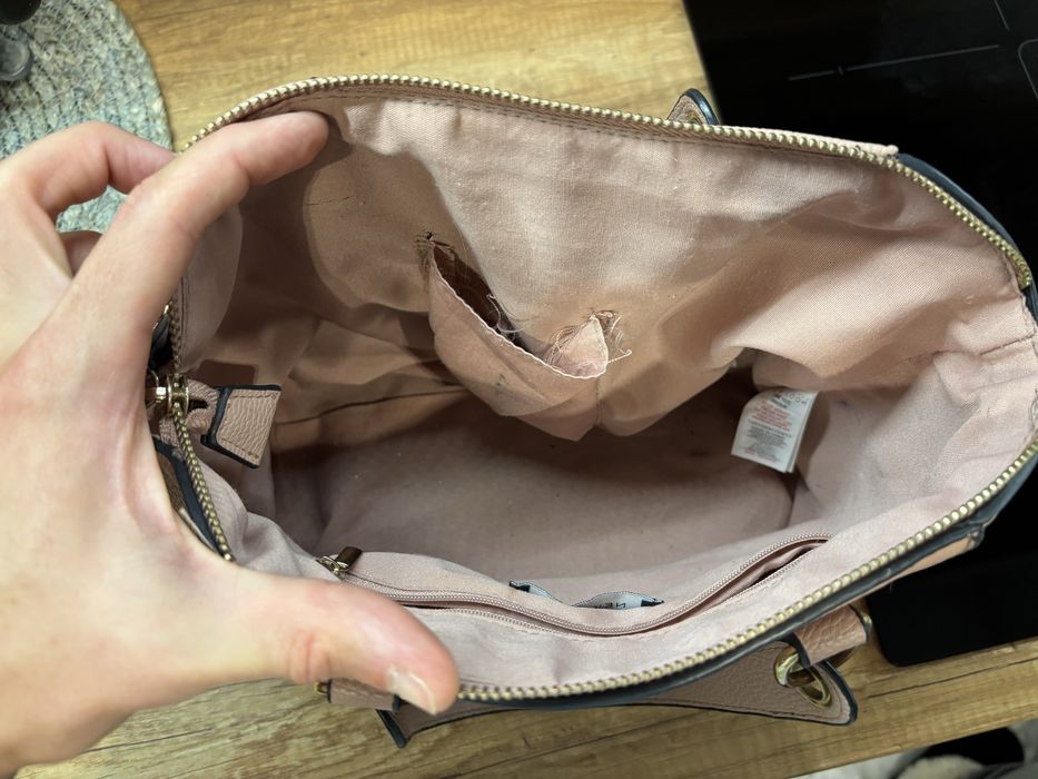 дамска кожена чанта