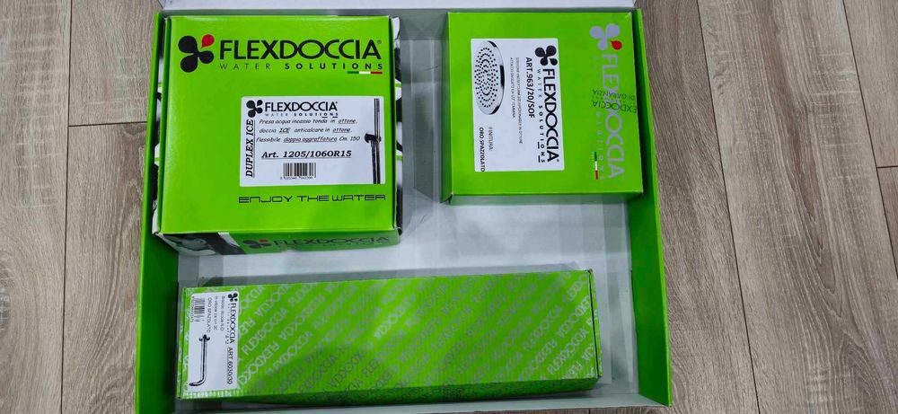 Flexdoccia Сет за баня (стоящ смесител, пита + смесител, слушалка)