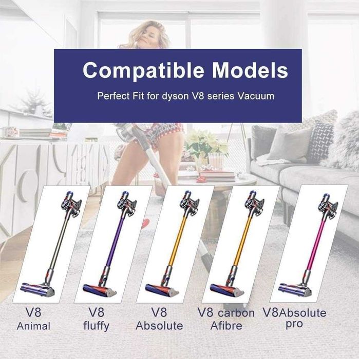 Батерия 8000 mAh „FLYLINKTECH“ съвместима с Dyson V7/ SV10 / V11