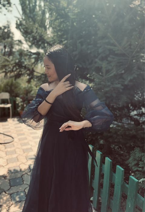 Продам синее платье