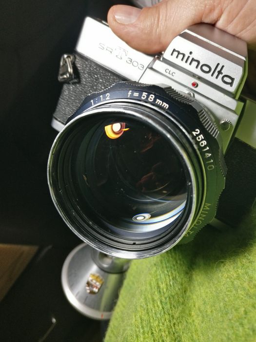 Minolta SRT303+Rokkor 58mm/1.2