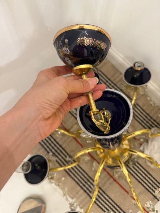 Люстра хрусталь Кобальт 70000