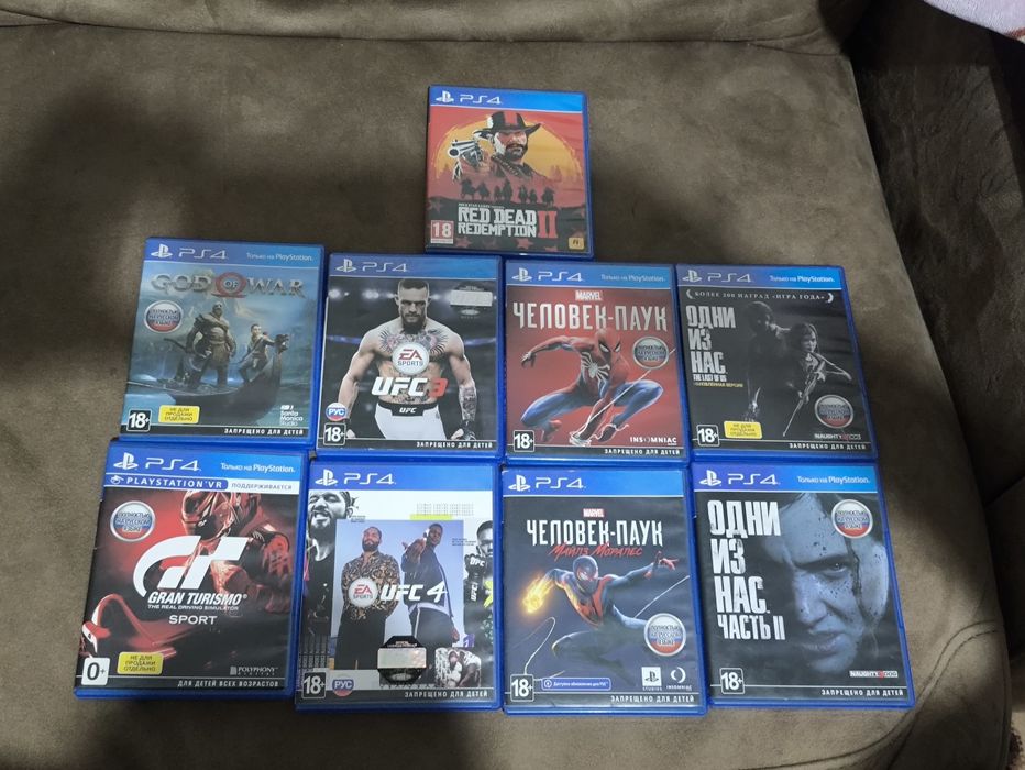 игры в диске на пс4