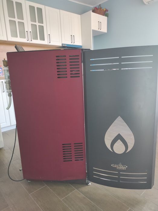 Пелетна камина GREYKO 16kW, водна риза