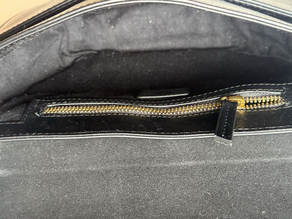 Furla Massimo Dutti  черна чанта