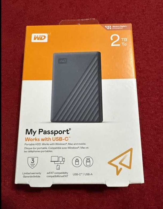 Hard disk extern Wd My Passport 2TB