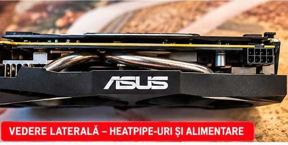 ASUS Dual Radeon RX 580 OC 8GB GDDR5 in perfecta stare de functionare
